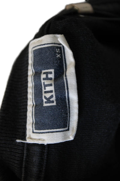 Kith Unisex Adults T-Shirt Black Cotton Graphic Crew Neck Short Sleeve Size XS