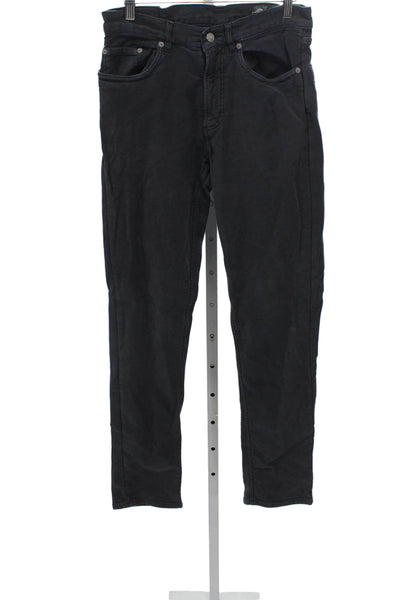 Faherty Mens Tapered Black Cotton Blend Jeans Size 30