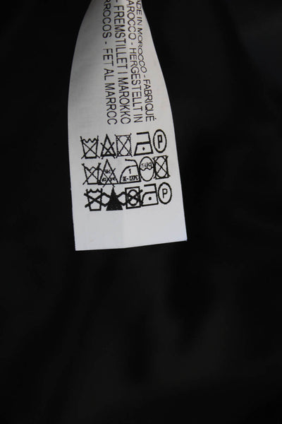 Zara Mens Black Viscose Blazer Long Sleeve Button Size M