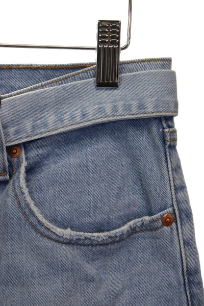 Levi's Womens High Rise Cropped Jeans Blue Cotton Inseam 27 Size 31