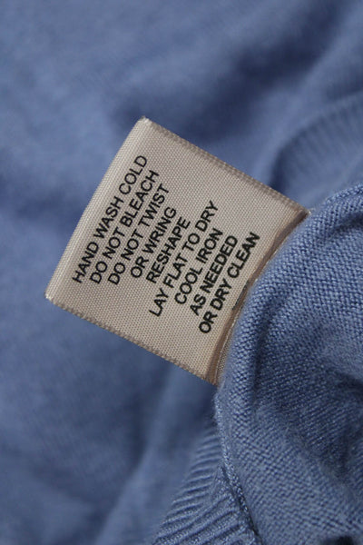 philosophy Womens Pullover Sweater Blue Crew Neck Long Sleeve Size S