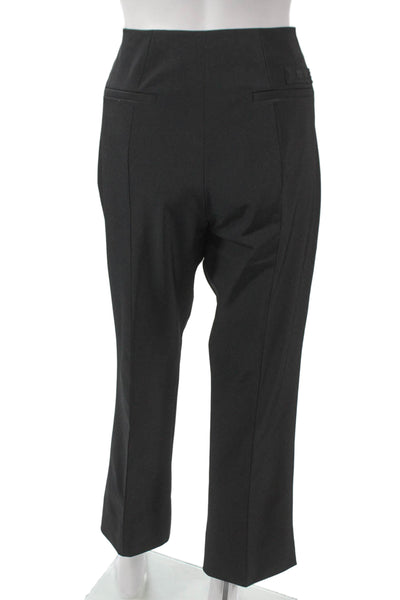 Prada Women Ankle Wool Pants Black Size M