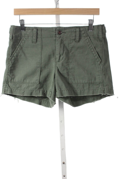 G1 All Purpose Goods Women Utility Green Cotton Shorts Size 4