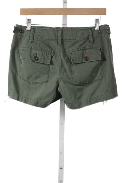 G1 All Purpose Goods Women Utility Green Cotton Shorts Size 4