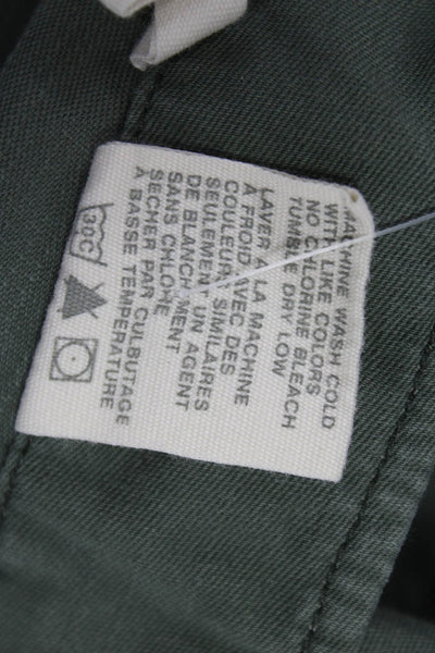 G1 All Purpose Goods Women Utility Green Cotton Shorts Size 4
