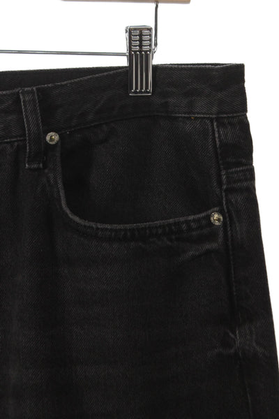 Zara Mens Straight Black Cotton Jeans Size 12