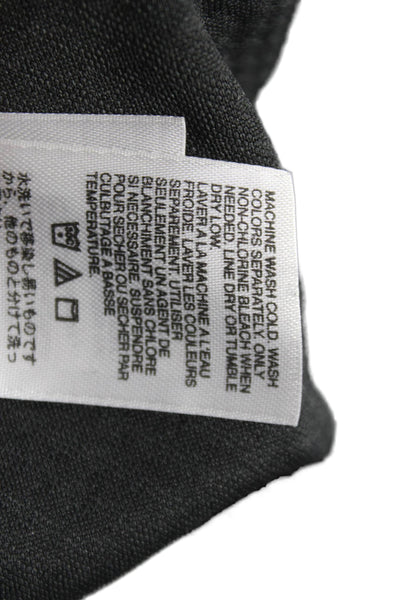 The North Face Mens Pullover Hoodie Gray Polyester Mock Neck Size XL