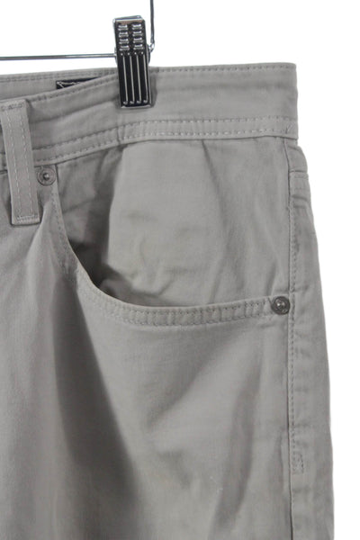 AG Mens Chino Pants Gray Cotton Size 36