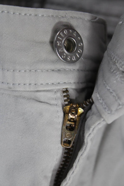 AG Mens Chino Pants Gray Cotton Size 36