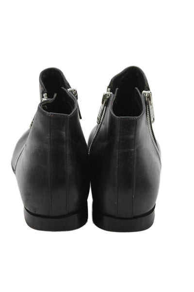 Marc By Marc Jacobs Womens Leather Pointed Toe Ankle Boots Black Size 36 6