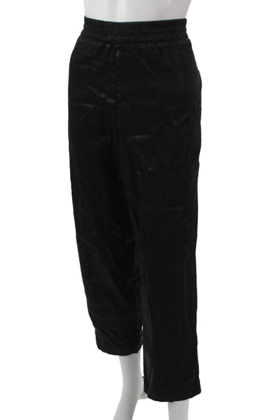 Bella Dahl Womens Tencel Jogger Pants Black Pull On Size L