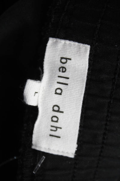 Bella Dahl Womens Tencel Jogger Pants Black Pull On Size L