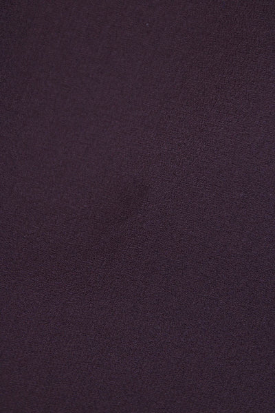Eileen Fisher Women Purple Silk V-Neck Sleeveless Tunic Pullover Solid Size M
