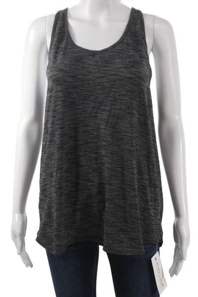 Lululemon Women Basic Scoop Neck Sleeveless Gray Tank Top Size 4