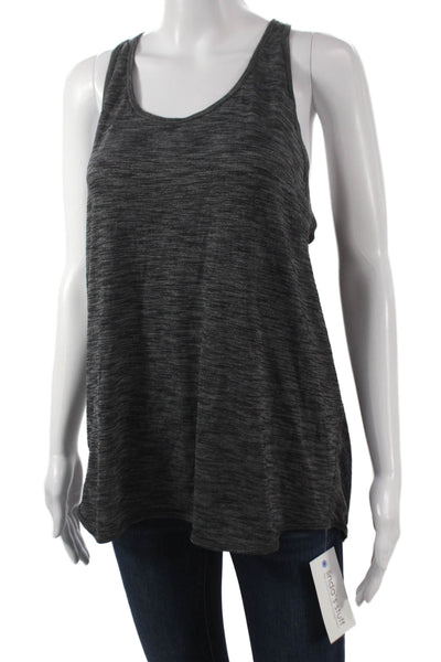 Lululemon Women Basic Scoop Neck Sleeveless Gray Tank Top Size 4