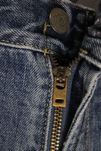 Polo Ralph Lauren Mens Straight Jeans Blue Zip Cotton Inseam 29 Size 35