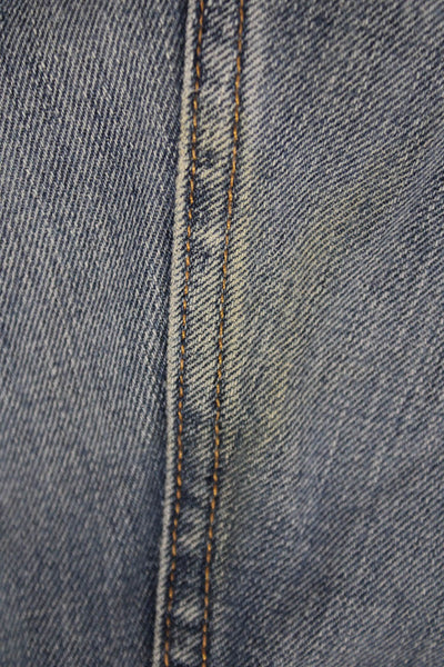 Polo Ralph Lauren Mens Straight Jeans Blue Zip Cotton Inseam 29 Size 35