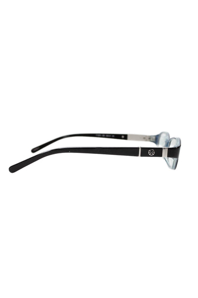 Tory Burch Womens Oval Shaped Eyeglasses Frames Black Size 52-14 135
