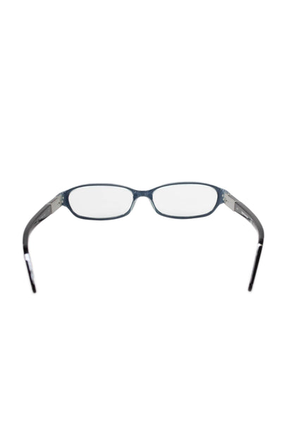 Tory Burch Womens Oval Shaped Eyeglasses Frames Black Size 52-14 135