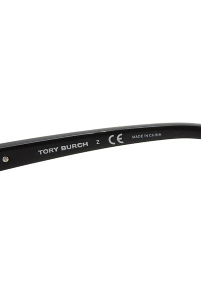 Tory Burch Womens Oval Shaped Eyeglasses Frames Black Size 52-14 135