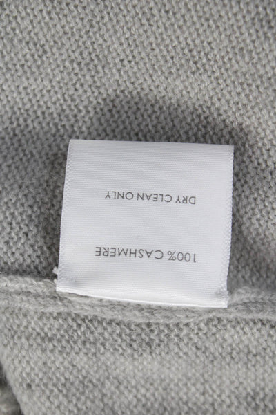White + Warren Women Cashmere Boat Neck Sweater Gray Long Sleeve Size XS