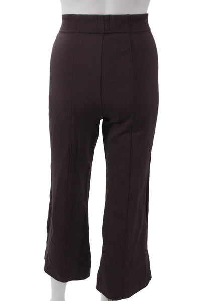 Maeve Anthropologie Womens Dress Pants Brown Nylon Pull On Size S