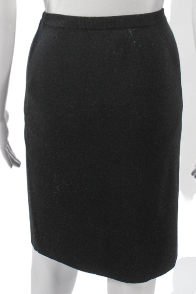 Eileen Fisher Women Straight Pencil Gray Wool Skirt Size XS