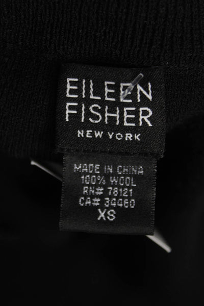 Eileen Fisher Women Straight Pencil Gray Wool Skirt Size XS