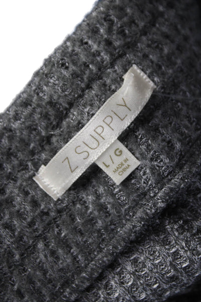Z Supply Womens Gray Rayon Pull On Sweatpants Size L