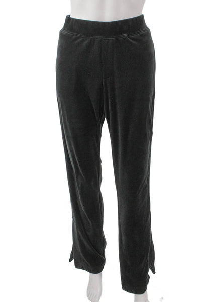 Pam & Gela Womens Sweatpants Black Polyester Pull On Size L