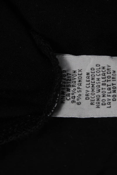 Lauren Moshi Womens Stars V-Neck Rayon Cardigan Black Size One Size