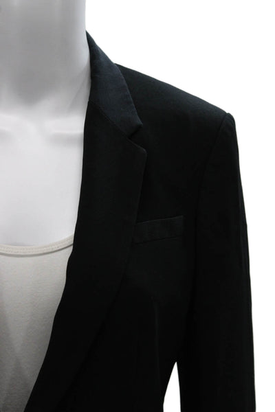 Rag & Bone Women Black Wool Pant Suit Blazer Long Sleeve Button Size 4