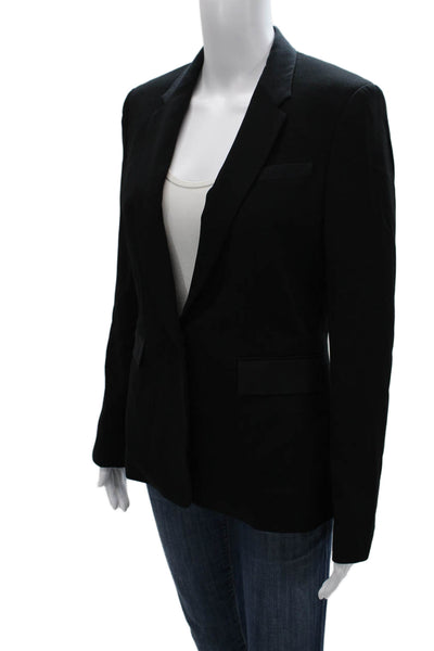 Rag & Bone Women Black Wool Pant Suit Blazer Long Sleeve Button Size 4