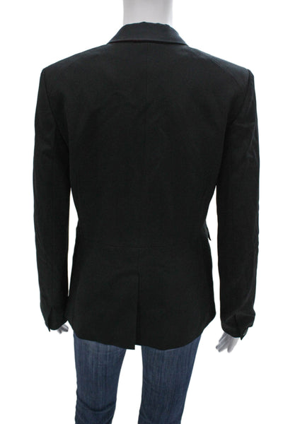 Rag & Bone Women Black Wool Pant Suit Blazer Long Sleeve Button Size 4