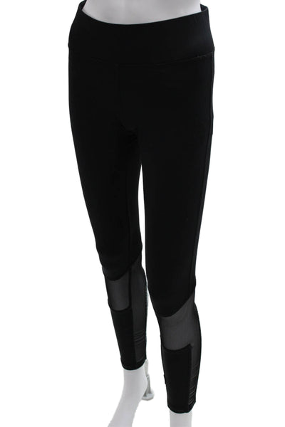 Terez Women Ankle Black Nylon Skull Leggings Size L