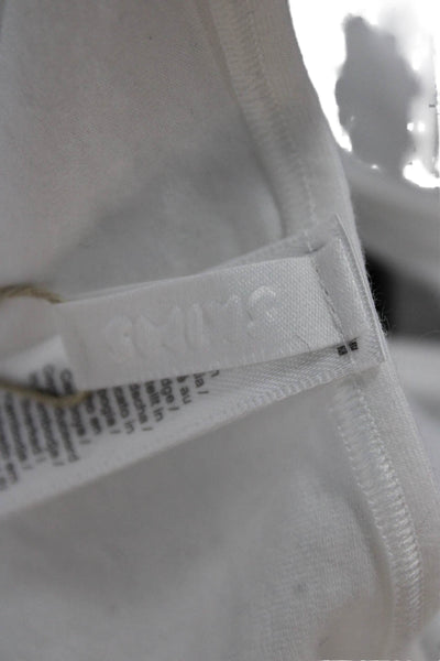 Skims Womens Solid Cotton Hipster Underwear White Size M
