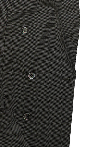 Sulka Mens Blazer Gray Wool Geometric Button Size 56