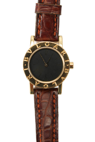 Bvlgari Womens Vintage S-Steel + 18K Y Gold BB.23.GL Quartz Watch 23mm
