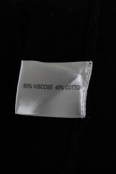 Cullen Black V Neck Sleeveless Sweater Top Size Small