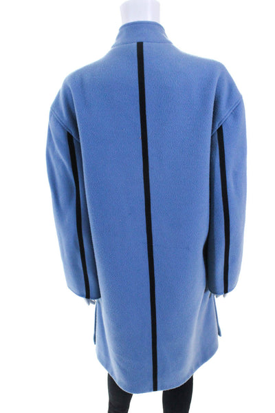 Derek Lam 10 Crosby Womens A-Line Coat Blue Size 0 11469368