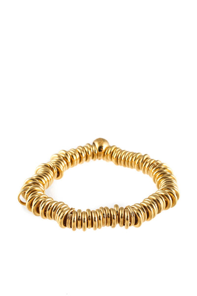 Links of London Womens Gold Tone Silver Sweetie Core Bracelet