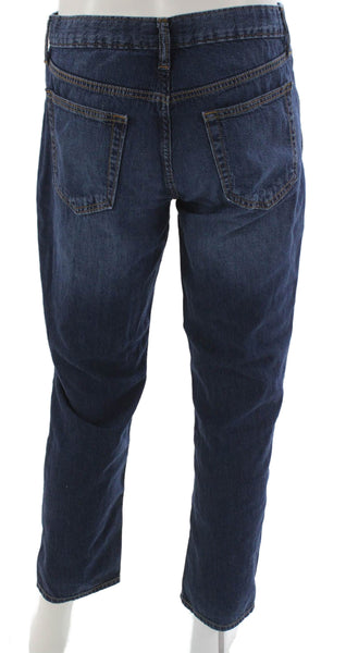 Banana Republic Mens Straight Jeans Blue Cotton Button Fly Size 33