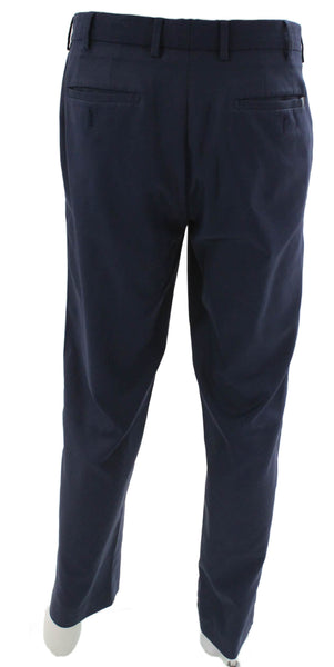 Peter Millar Mens Khakis Blue Polyester Button Fly Solid Inseam 32 Size 34