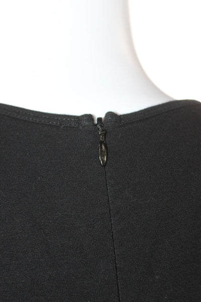 Hatch Womens Jumpsuit Black Polyester Round Neck Short Sleeve Maternity Size 1