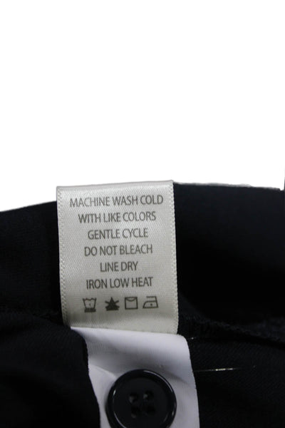 Max Studio Women Basic Jacket Black Long Sleeve Polyester Spandex Size M