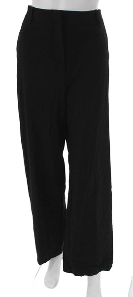 Banana Republic Womens Black Dress Pants Rayon Zip Inseam 28 Size 8