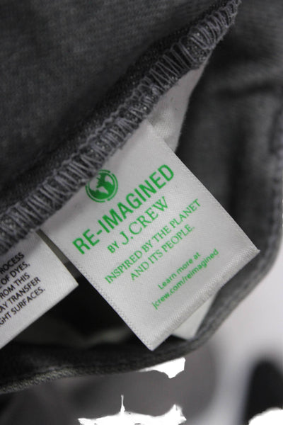 J Crew Women Straight Jeans Gray Mid Rise 30in Inseam Cotton Blend Size 29