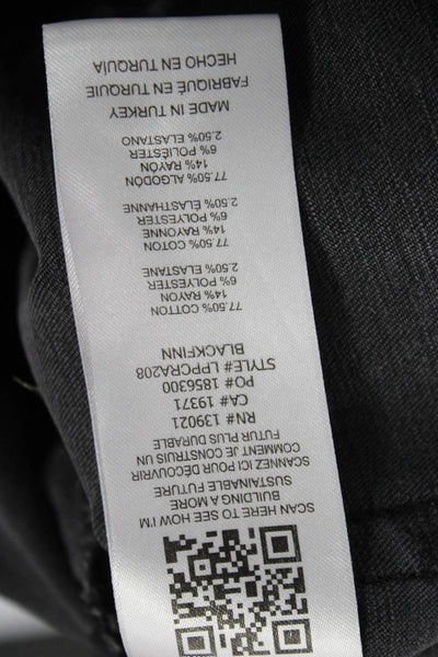 Frame Womens Black Flared High Waist Jeans Cotton Button Size 23