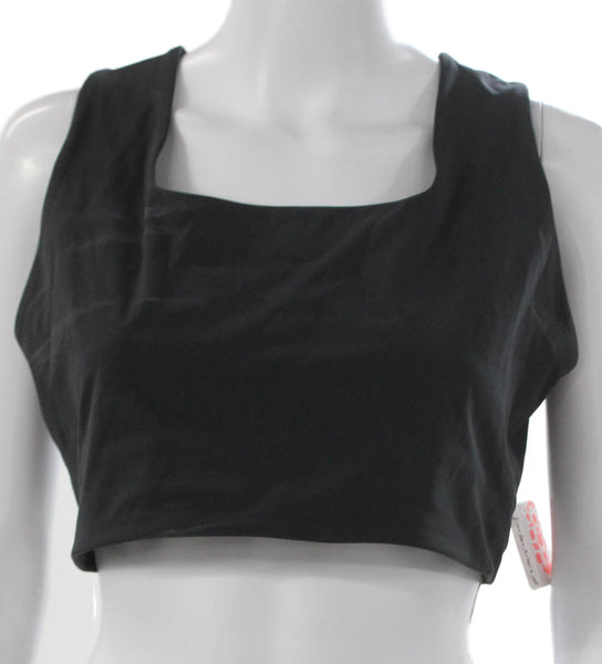 FP Movement Womens Pullover Sports Bra Black Size Extra Large
