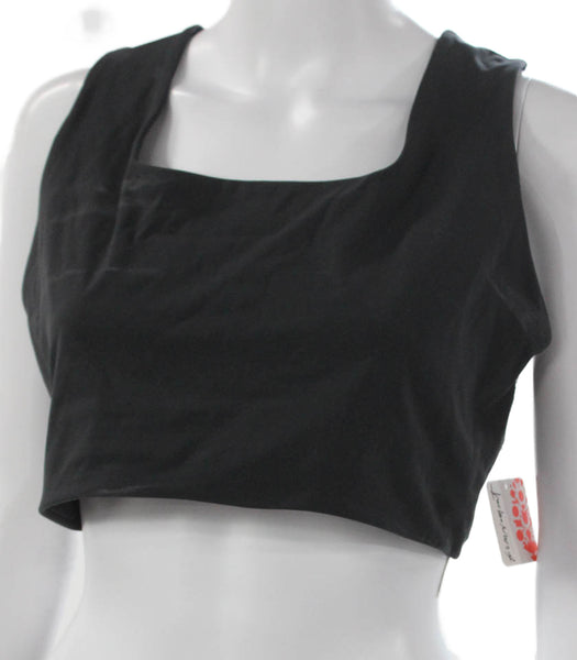 FP Movement Womens Pullover Sports Bra Black Size Extra Large